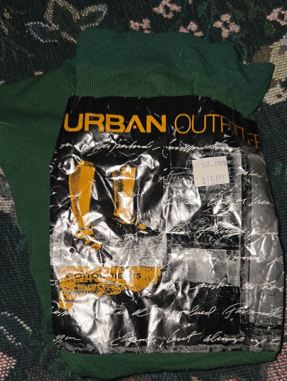 Vintage Urban Outfitters Green Tights